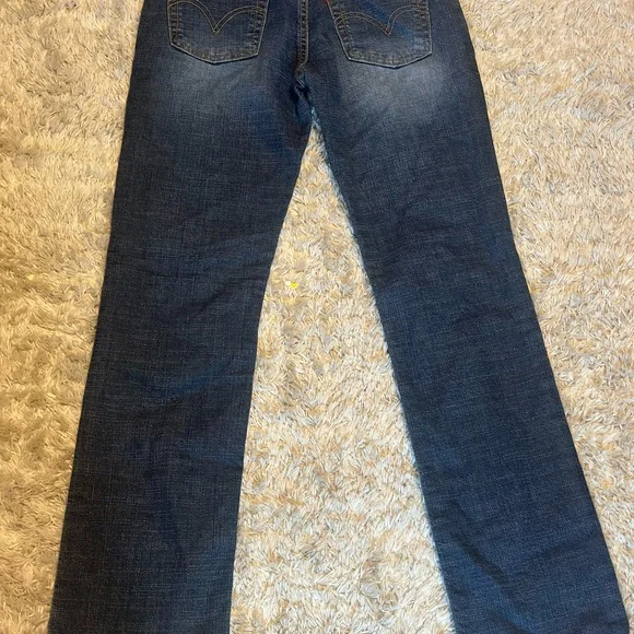 Levi's Dark Blue Women's Boot Cut Jeans - Picture 2 of 6